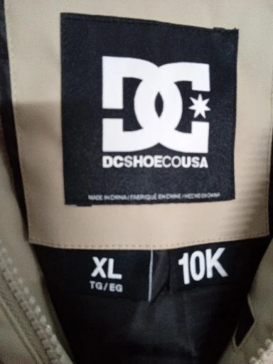 DC Shoes Defy Snowboard Jacket 10K Insulated Brown/Orange Waterproof Mens XL #Q2 - Image 3 of 3