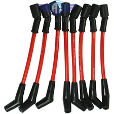 10.5 mm JDMSPEED High Heat Spark Plug Ignition Wires Set For Chevy Silverado GMC