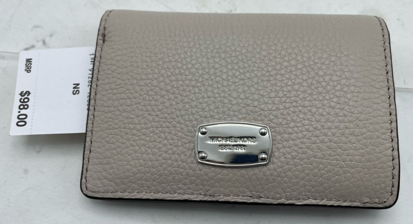Michael Kors Women's Jet Set Item Cement MD Slim Wallet Leather NEW W TAG  191262120268 | eBay