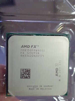 FD8150FRW8KGU AMD FX 8150 Black 3.6-4.2GHz CPU OCTA Edition Core Socket AM3+ CPU