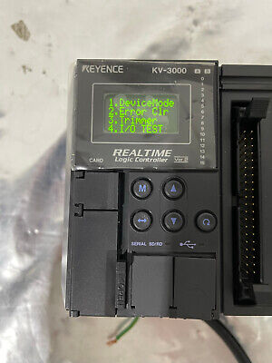 Keyence KV-3000 with KVB16XC KVB16RC x2 KV-16RC KV-TF40 KV Keyence KV-3000 with KVB16XC KVB16RC x2 KV-16RC KV-TF40 KV