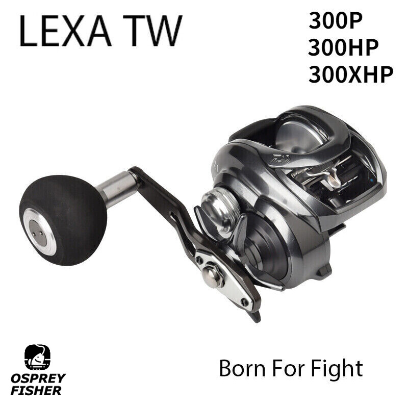 DAIWA LEXA TW 300P 300HP 300XHP Baitcasting Fishing Reel Boat Sea