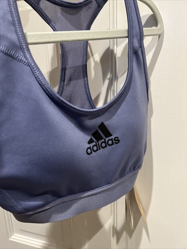 Womens Adidas Sports Bra Don’t Rest Alphaskin in Color Orbit Violet Size XS NEW - Picture 5 of 5
