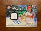 2022 Topps Pristine PDAR-MT Mike Trout Popular Demand On Card Auto/Relic Angels