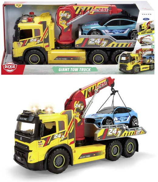 Dickie Spielfahrzeug Go Real City Giant Tow Truck Abschleppwagen Volvo 203749039-image