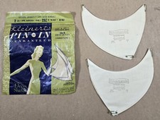 Vtg 1940 s Kleinert s Pin-In Dress Shields 1 Pair Sz 3 773 NOS w original pins