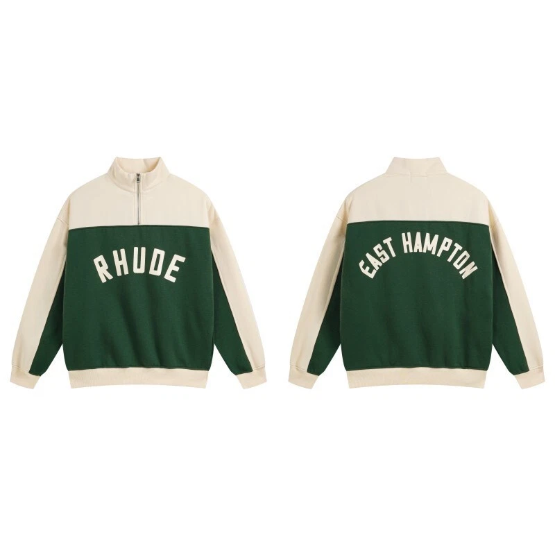 Giacca cappotto maglione uomo donna RHUDE High Street casual stampa logo cotone S XL