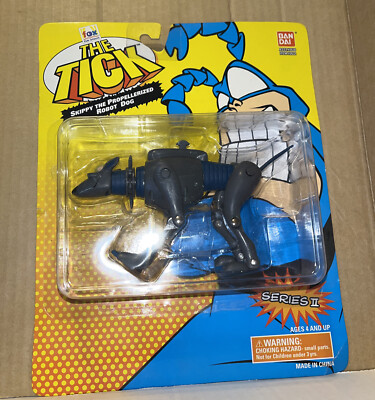 The Tick Skippy Propellerized Robot Dog Figure Fox Network Bandai 1995 New
