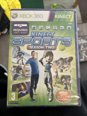 Kinect Sports: Season Two (Microsoft Xbox 360, 2011) Brandneu Sealed