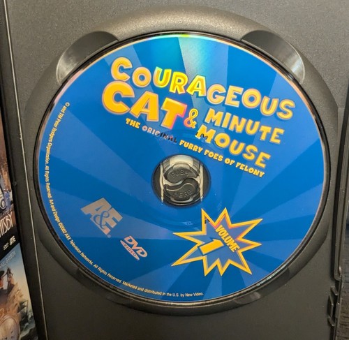 Courageous Cat & Minute Mouse Volume 1 DVD (2002) A&E Bob Kane 60s Cartoon - Picture 5 of 16