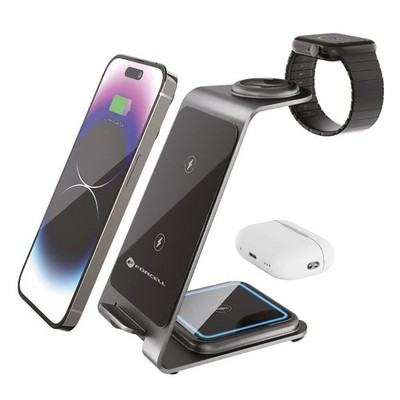 3in1 Wireless Magsafe Ladegerät Ladestation Für Samsung, iPhone Air Pods Watch