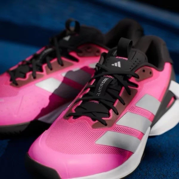 Adidas Adizero Ubersonic 5 Men's Tennis Court Shoes JQ2901 Pink/Black Size 9