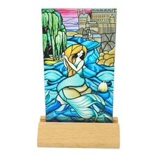 Wizarding Trunk Stained Glass Mermaid With Stand Harry Potter The Goblet Of Fire