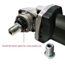 Adaptateur de conversion fileté pour meuleuse d'angle M10 vers fil d'acier M14/