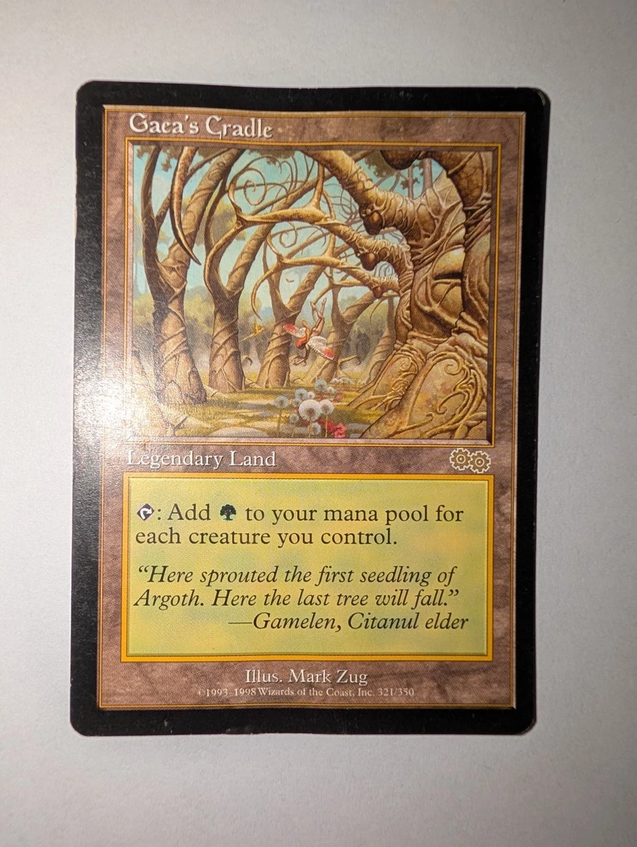 Gaea's Cradle Magic: The Gathering Trading Card Games Urza's Saga