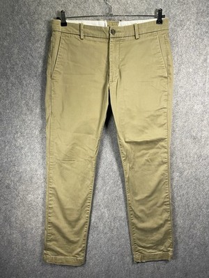 Levis Chino Trousers Mens W32 L28 Khaki Tan Casual Preppy Levi Strauss & Co