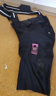 PISSEI Men's Large Black Cycling Bibshorts (#107)
