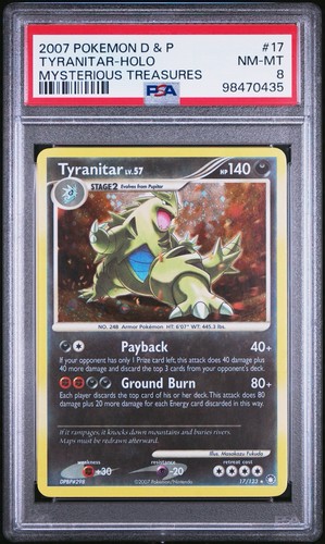 Tyranitar graded PSA 8 for sale on eBay