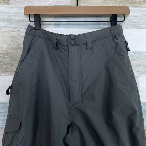 Quest Insulated Nylon Snow Pants Gray Thinsulate Ski Winter Youth Unisex Large - Picture 2 of 8
