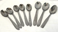 8pc. Spoon Set Flatware Teaspoon Tablespoon Cambridge Stainless Steel Modern