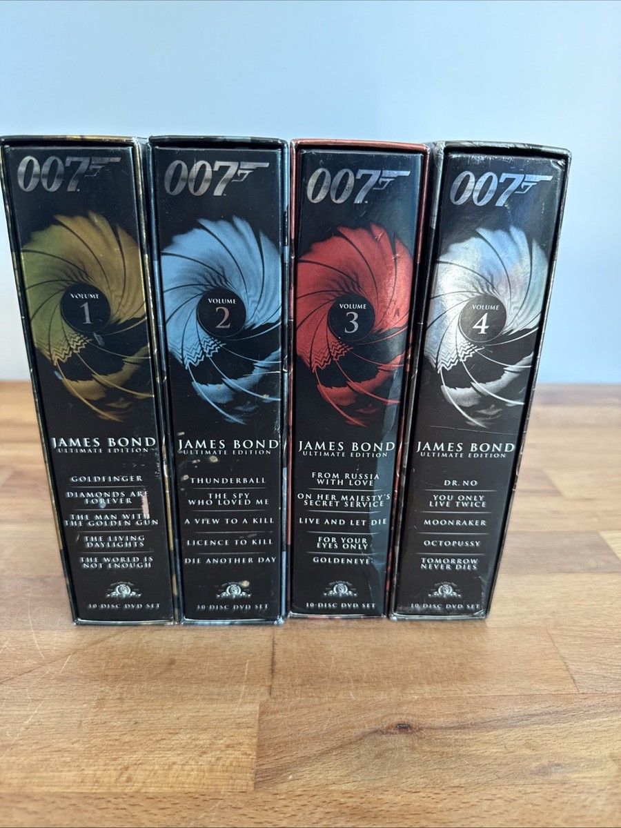 James Bond 007 Ultimate Edition DVD Box Collection Volumes 1