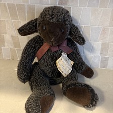 Vintage Russ Lil Trubbles The Heartcraft Collection Berrie Dark Gray Lamb Plush