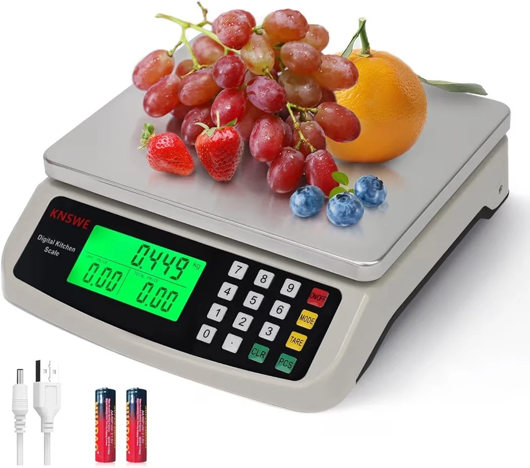 KNSWE Large Stainless Steel Digital Kitchen Scale 40KG with LCD display
Opens in a new window or tab