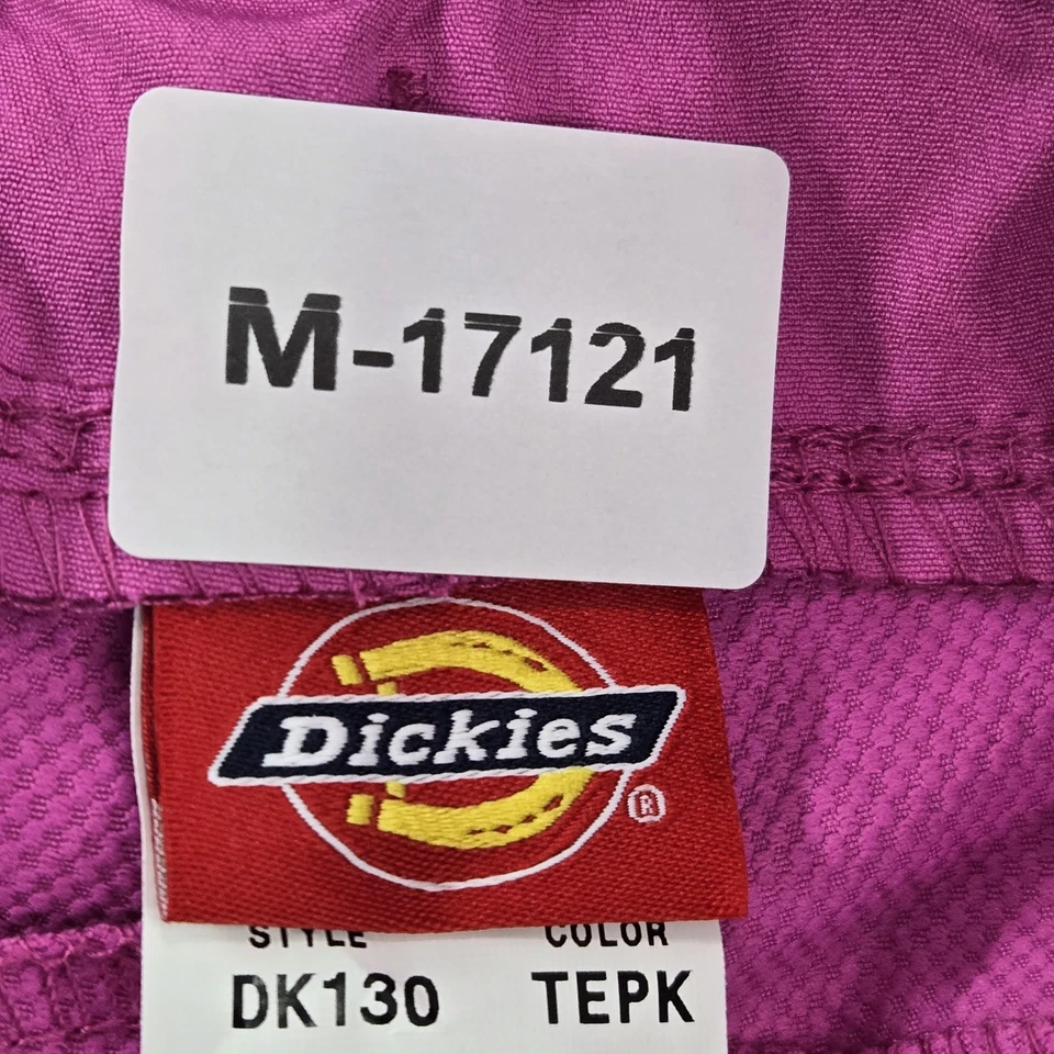 Dickies 女式磨砂裤 M 粉色工装 DK130 Dynamix 30 英寸内缝全新带标签 — 第 2/4 张图片