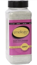 SMELLEZE Natural New Carpet Odor Eliminator Deodorizer 2lb Powder Removes Stench