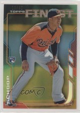 2014 Topps Finest Gold Refractor 10/50 Jonathan Schoop #59 1v1