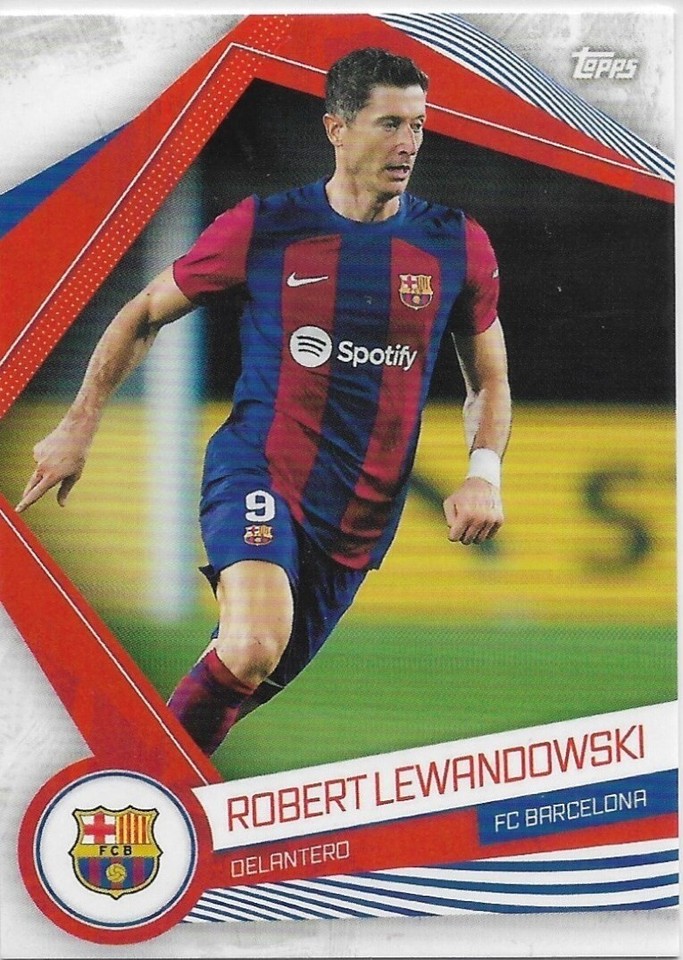 2022-23 Topps FC Barcelona Fan Set - Robert Lewandowski #BA-13 for
