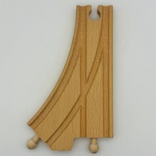 Brio - Wooden Railway 6.5  Single Curved Switch Track MMF