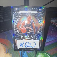 2021-22 Panini Obsidian Galaxy Autographs Mitch Richmond #GA-MRI /149 Kings