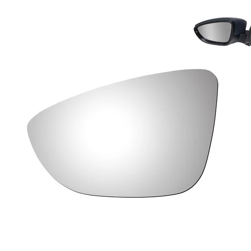 Mirror Glass Replace For 2009-2016 Volkswagen CC Eos Driver Left Side Flat 4307