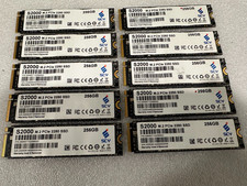Lot Of (10) M.2 PCIe 2280 S2000 M.2 PCIe 2280 256GB SSD