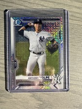 2021 Bowman Mega Box Baseball Anthony Volpe MOJO Chrome Refractor BCP-85