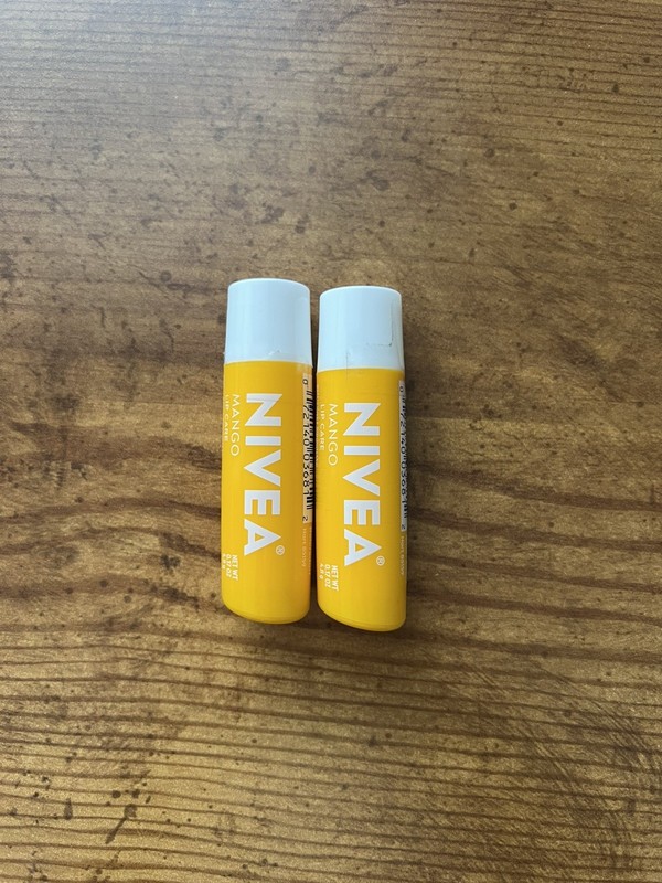 (2) NIVEA Lip Care. Mango. 0.17 Oz NEW