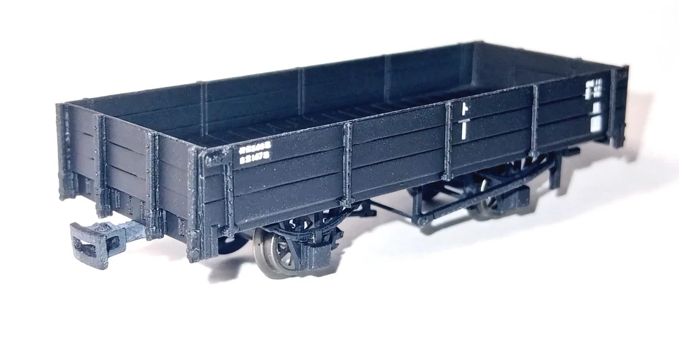 HOn30/HOe Scale Kubiki Railway To-1 Narrow Gauge Gondola Early Kit Open Wagon - Image 2 of 4
