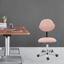 Ergonomic Rolling Stool Chair w/Backrest, Adjustable Saddle Chair Stool w/Wheels