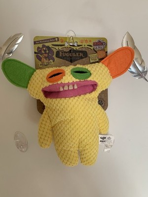Dog Squeaky Yellow Big Ear Fuggler Monster Toy