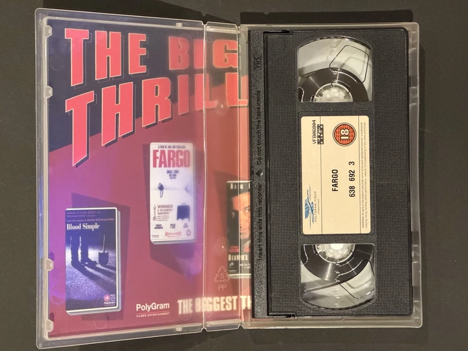 Fargo VHS Video (1996) Coen Brothers - Image 3 of 3