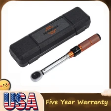 1/4" Drive Click Torque Wrench Snap Socket Ratcheting 1/4" 2-20Nm 17.7-177 INLB