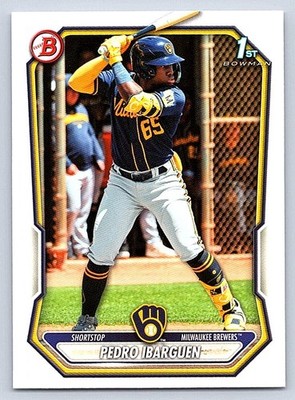 PEDRO IBARGUEN  BREWERS RC 1st card  2026 BOWMAN PROSPECTS #BP-140