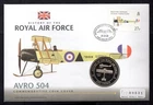 GB - 2008 History of the Royal Air Force Avro 504 PNC Coin Cover