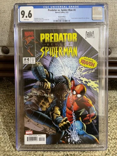 Predator Versus Spider-Man #4 CGC Grade 9.6
