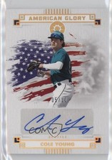 2024 Panini Boys of Summer Holo Gold 5/10 Cole Young #AGS-CY Auto 1co7