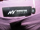 Monster Valley Womens Convertible shorts/capri/pants Purple/beige -Medium- NWT — photo 10