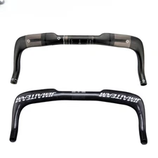 31.8*400/420/440mm City Racing Bike Drop Bar Carbon Fiber Road Bike Handlebars 