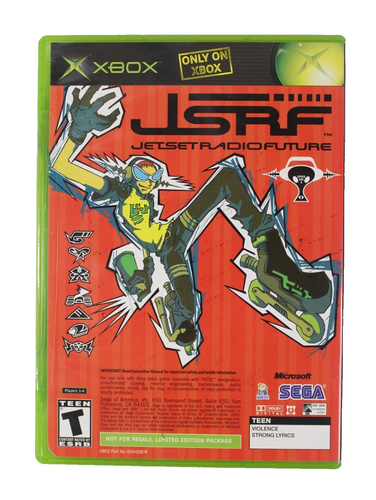 (SEALED & MINT) Sega GT 2002/JSRF: Jet Set Radio Future (Microsoft Xbox, 2002) - 第 1/4 張圖片