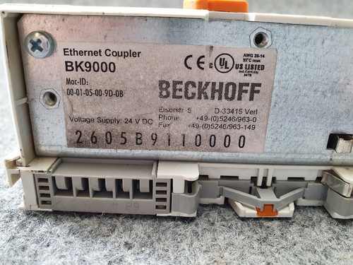 BECKHOFF BK9000 Ethernet Coupler - Bild 8 von 8